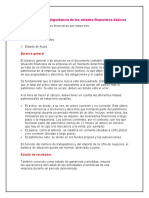 Ensayo Sobre La Importancia de Los Estados Financieros Básicos