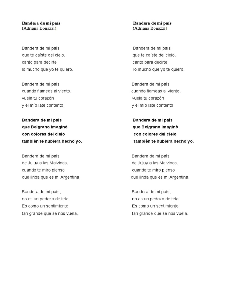 Bandera de Mi Pais | PDF