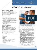 Wound Care Home Instructions Fact Sheet