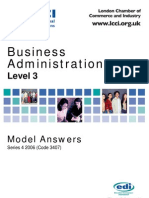 Business Administration: Level 3