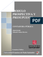 Modulo Prospectiva y Presupuesto - Ii - Sem 2021