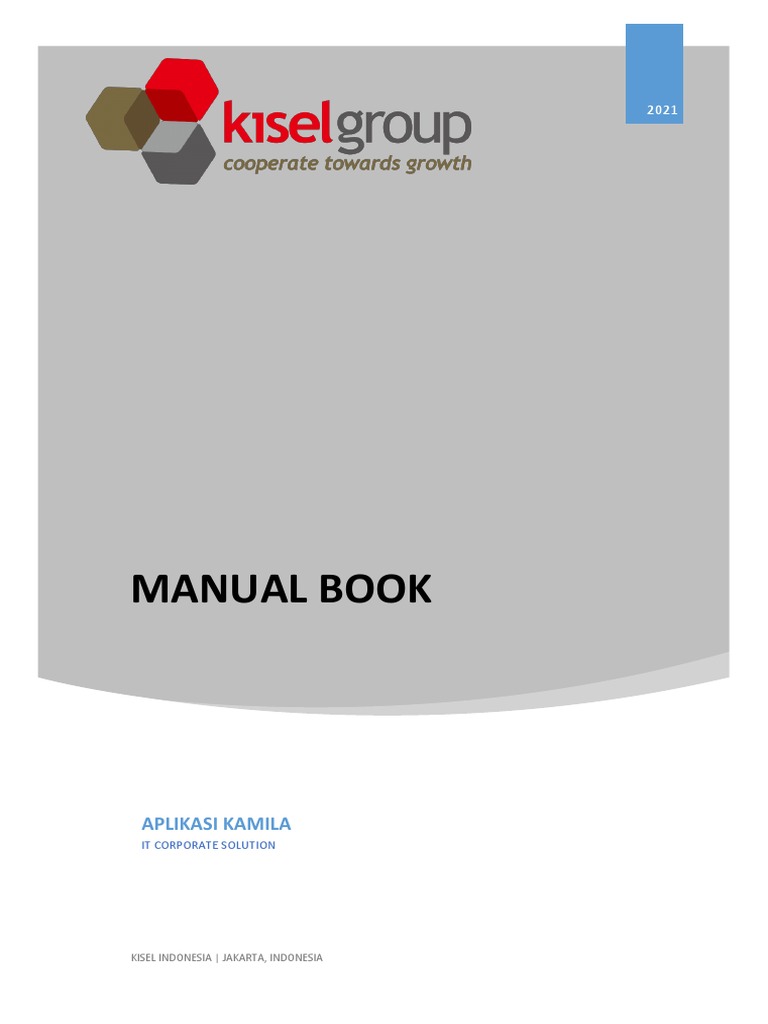 Manual Book Aplikasi Kamila IT Corporate Solution PDF