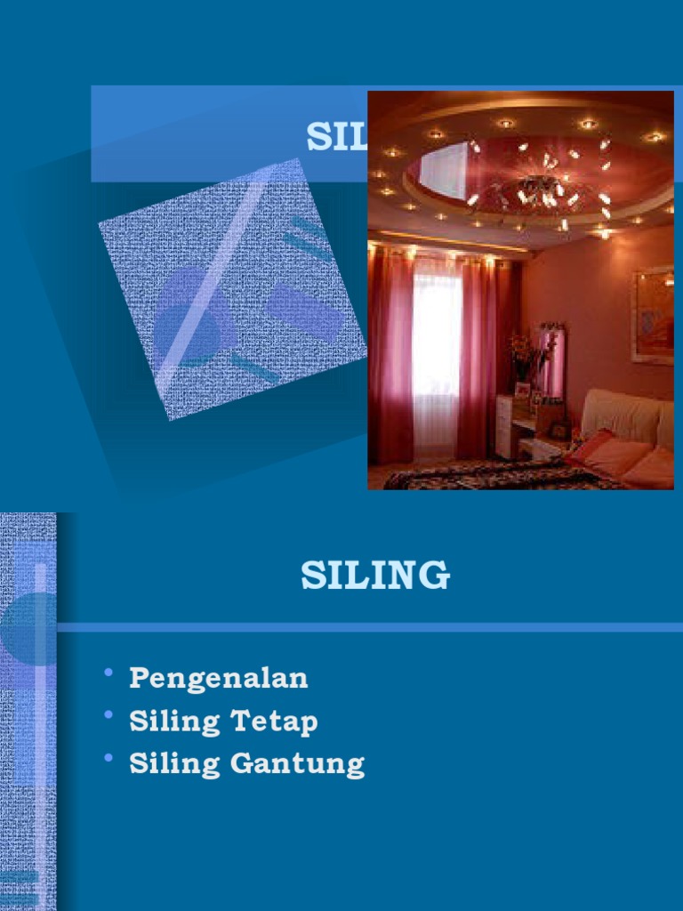 Jenis dan Pemasangan Siling Gantung | PDF | Griya & Taman | Seni