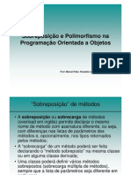 Aula8-Sobreposicao e Polimorfismo Na POO