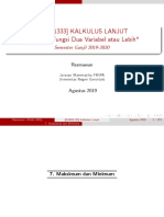 Resmawan Kalkulus Nilai Ekstrim Fungsi Dua Peubah