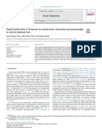 Rapid Purification of Lysozyme by Mixed-Mode Adsorption Chromatography in Stirred Fluidized Bed-Chen-FoodChem-2019