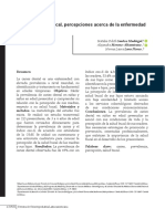 Caries y Salud Bucal, Percepciones Acerca de La Enfermedad