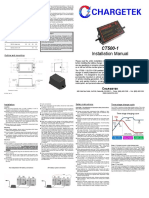 Installation Manual: Chargetek