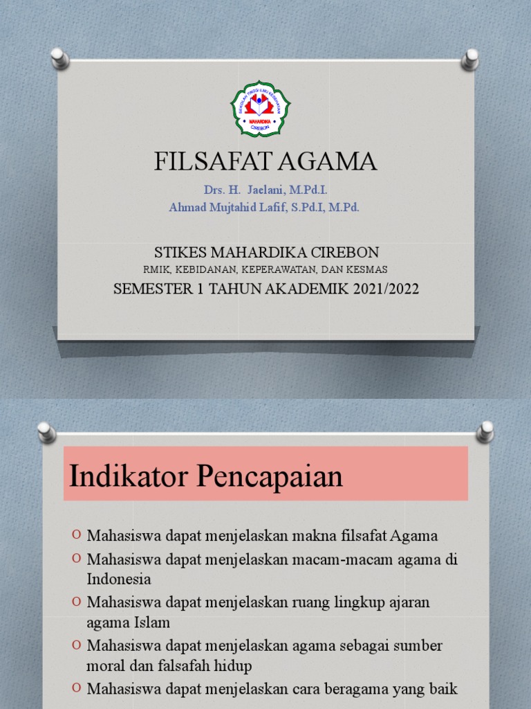 Filsafat Agama Pdf