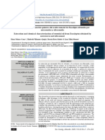 Extracción y Caracterización Química Del Aceite Esencial de Eucalipto Obtenido Por