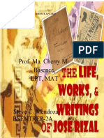 STEVE C. MENDOZA BSENTREP 2A - ACTIVITY-1 IN LIFE AND WORKS OF RIZAL GEM 101 Edited