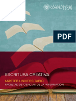 Máster en Escritura Creativa UCM