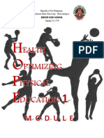 Health Optimizing Physical Education 1, Lesson 1 (Part 1)