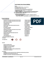 Material Safety Data Sheet (MSDS) : 24hours Emergency Contact #