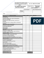 HSE - Safety Harness & Lanyard Inspection Checklist (Rev0)