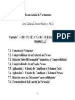 Capitulo 7 - Efecto Del Cambio de Esfuerzos Sobre La Porosidad