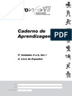 Espanhol - Caderno de Aprendizagem - Unidades 5 A 8 - Volume 1