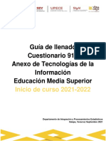 Guía de Llenado Educación Media Superior Anexo de Tecnologías de La Información IC2122