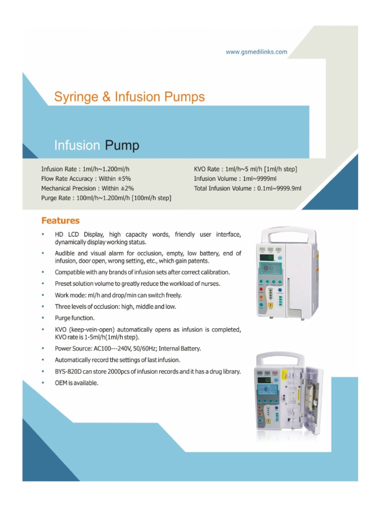 Infusion Pump PDF