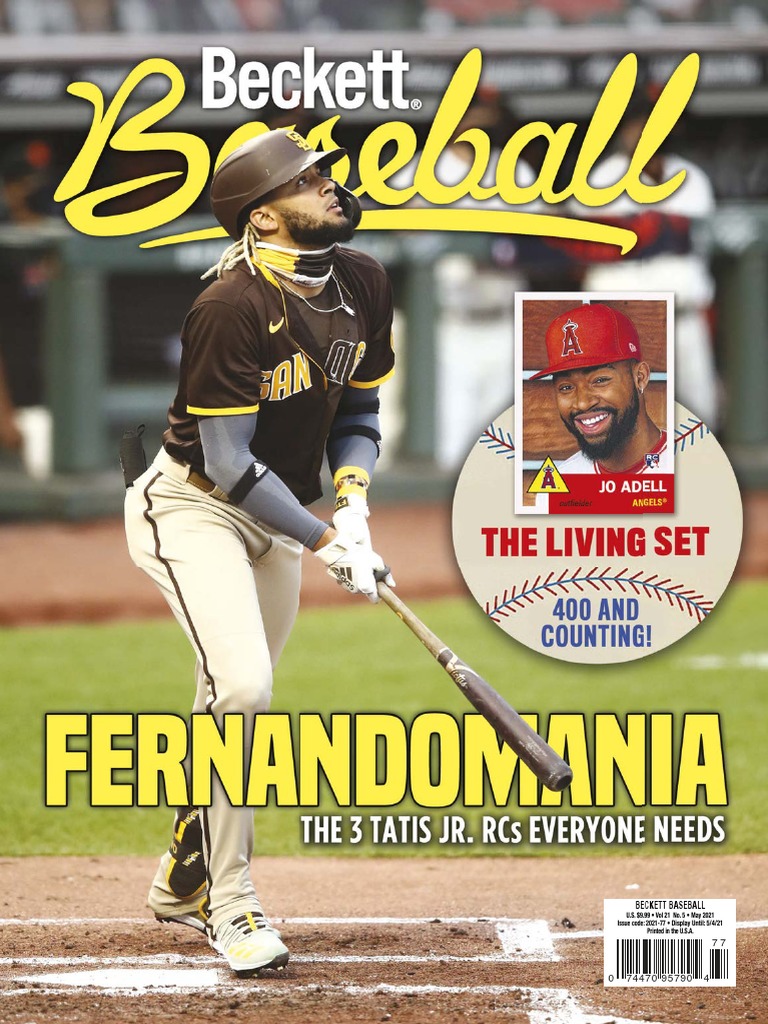 Beckett Baseball: U.S. $9.99 - Vol 21 No. 5 - May 2021 Issue Code: 2021-77  - Display Until: 5/4/21 Printed in The U.S.A | PDF