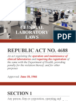 Lesson 4 Clinical Laboratory Laws