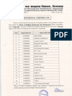 MBEM - Provisional Sample