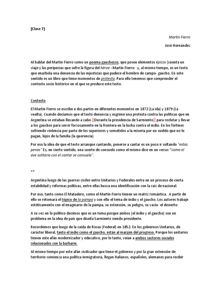 El Gaucho Martín Fierro José Hernández Pdf