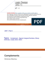 Digital Logic Design 230201 (Dc-1) : PPTS: Unit - 1