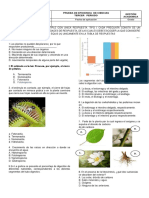 Examen Tercer Periodo 5°