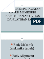 Body Mekanik Dan Body Alignment