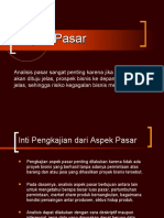 Aspek-Aspek Pasar Dapal Analisis