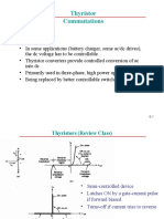 Commutation of Thyristor