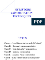 Commutation of Thyristors