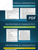 Pautas para El Diagnostico