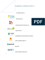 Entidades Autorizadas Legalmente Constituidas Como ARL en Colombia