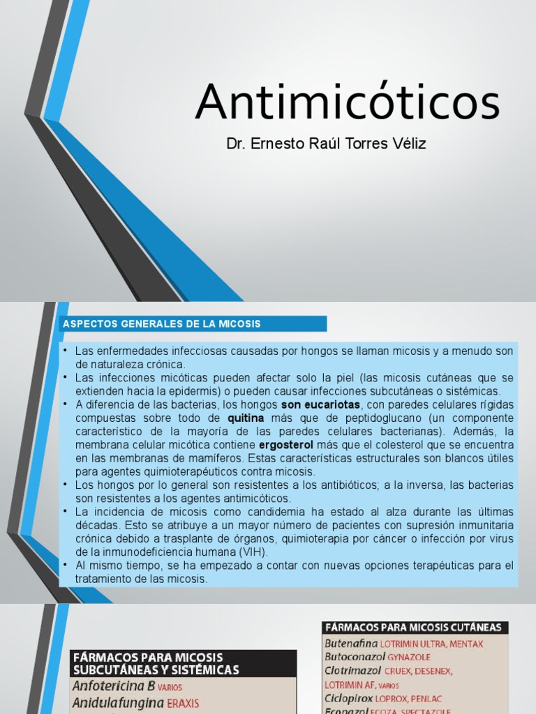 Antimicoticos Ii 1 Pdf Candidiasis Medicamentos Con Receta