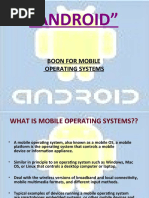 "Android": Boon For Mobile Operating Systems