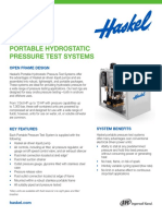 Haskel Portable Hydrostatic Pressure Test System