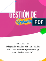 Unidad 2 Dignificacion de La Vida de Los Nicaraguenses y Justicia Social - Reducido