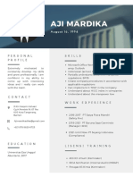 Aji Mardika: Personal Profile Skills