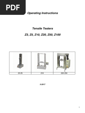 Z3-Z5-Z10-Z20-Z50-Z100 Operation Manual | PDF | Electrical