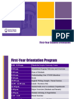 2015 First-Year Orientation
