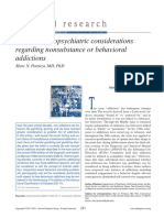 Artículo 1 - Clinical Neuropsychiatric Considerations Regarding Nonsbstance or Behavioral Addictions. Potenza, M.