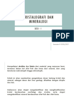 Bahan Kristalografi Dan Mineralogi