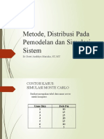 MetodeDistribusi Pemodelan Simulasi Sistem