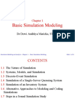 Basic Simulation Modeling: DR Dewi Auditiya Marizka, ST MT