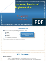 SOA Governance, Security and Implementation