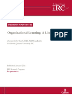 Dps Organizational Learning A Literature Review