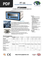 Pt200Mb Advanced Weighing Indicator