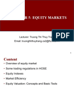 Chapter 5. Equity Markets